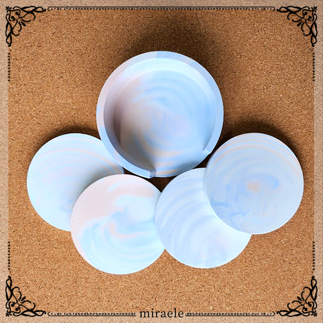 pastel coaster