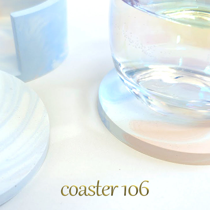 【coaster106】4枚セット 直径8.5cm コースター 収納ケース付き マーブル コルク 日用品雑貨 おしゃれ雑貨 おしゃれコースター プレゼント ギフト クリスマスプレゼント 贈り物 結婚祝い 出産祝い SDGs オリジナル 焼かない製法 場所を取らない 収納上手